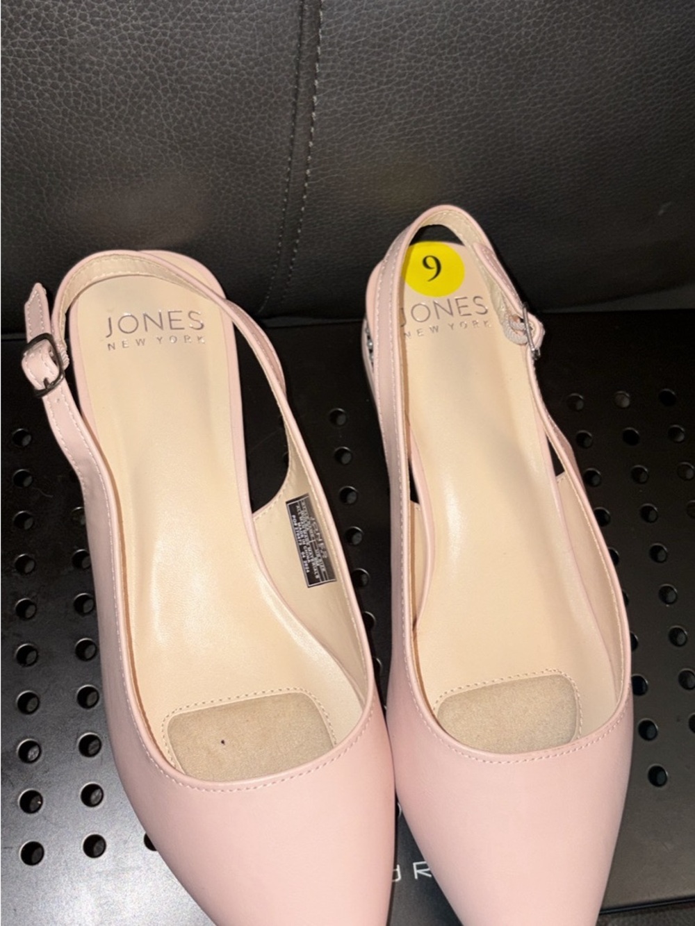 Jones New York Pale Pink Slingback Flats